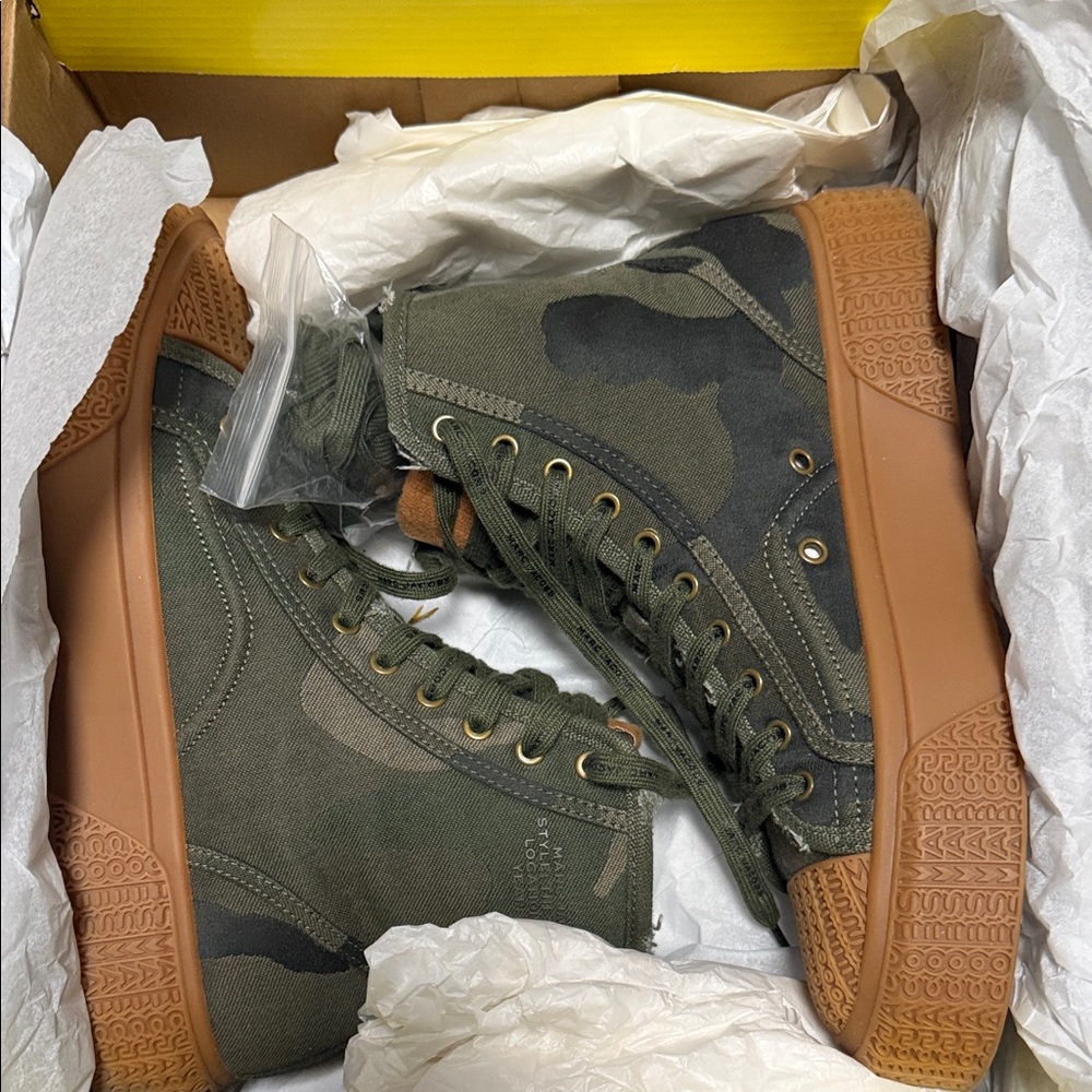 Marc Jacobs Black and Brown High-Top Sneakers - Picture 6 of 8
